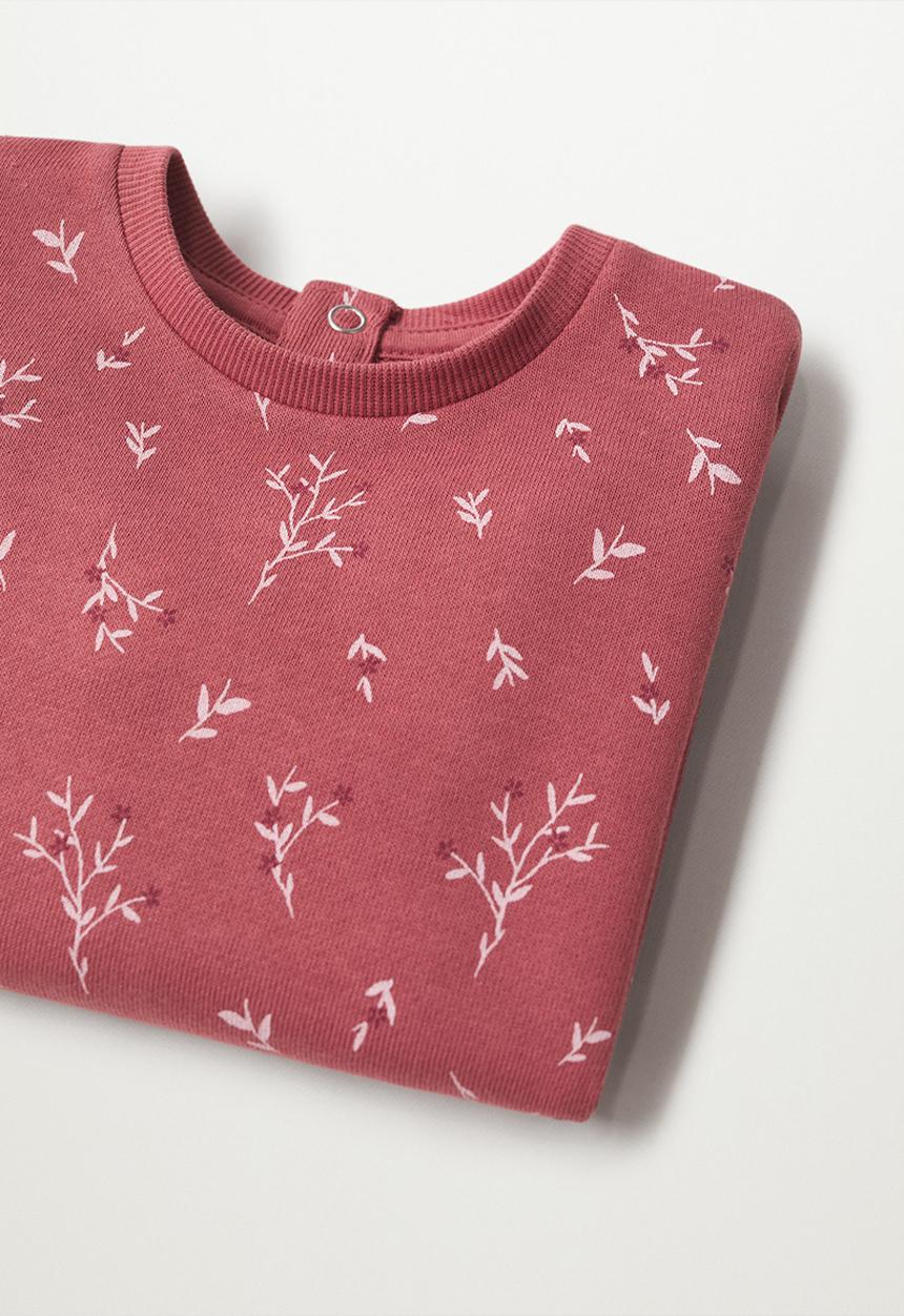 MANGO - Sweatshirt floras - pink