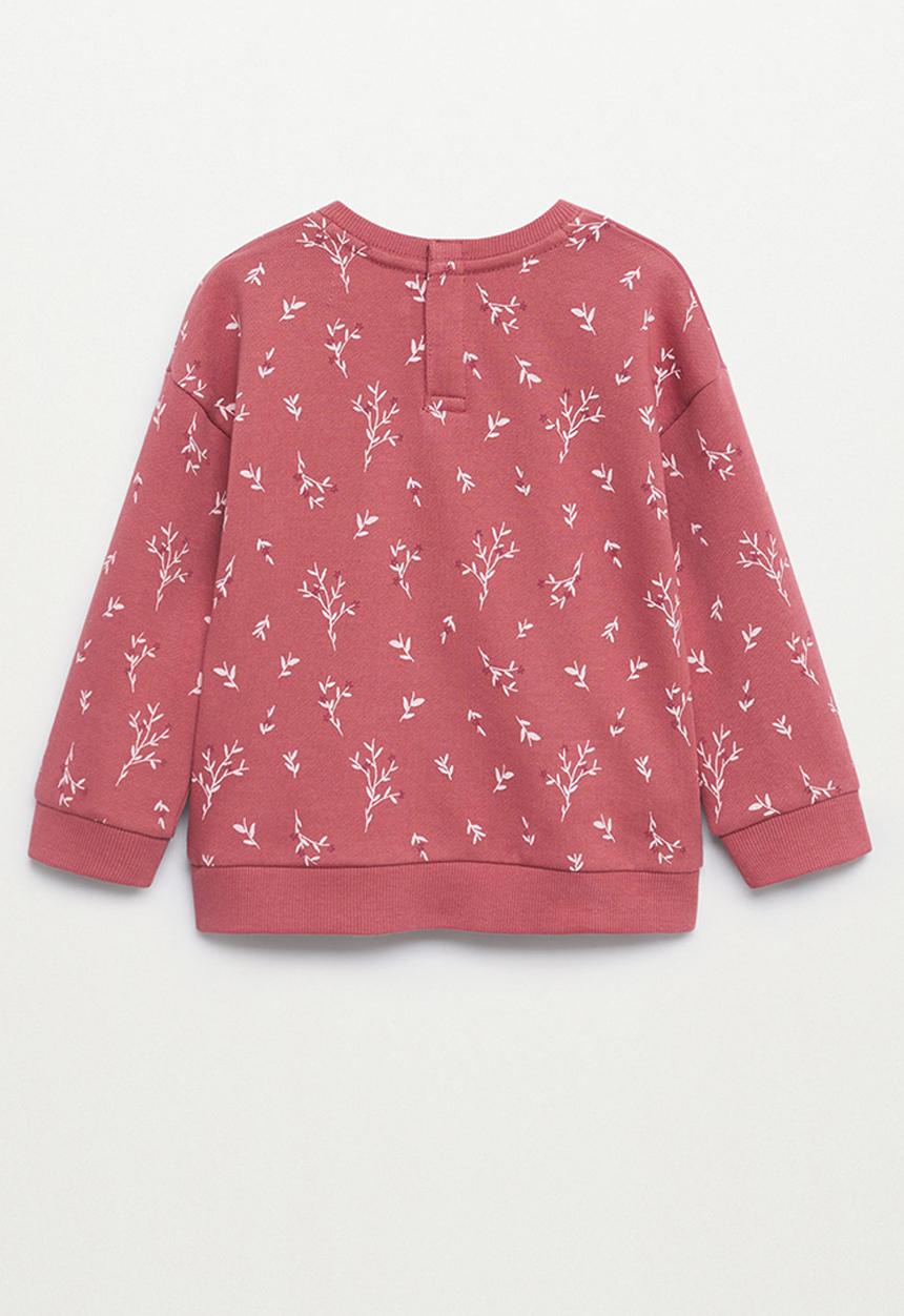 MANGO - Sweatshirt floras - pink