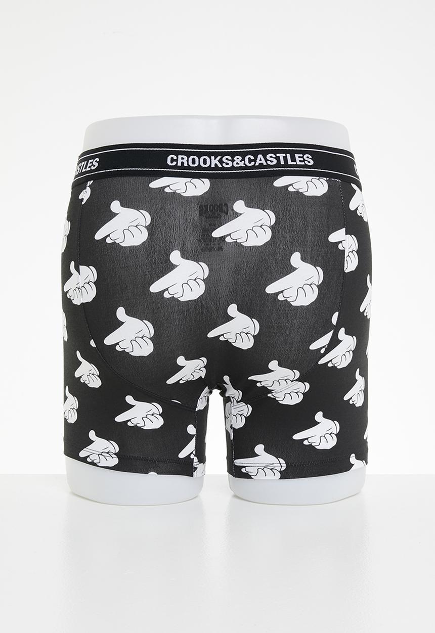 Crooks & Castle - 2 Pack airgun boxers - black