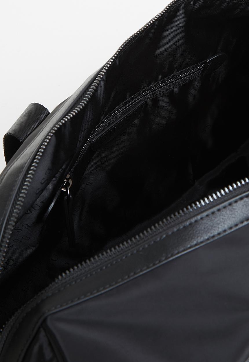 GUESS - Reino small duffel bag - coal black