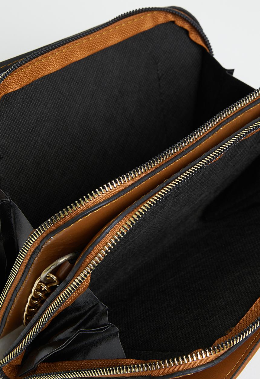 Trendyol - Diamond crossbody bag - tobacco