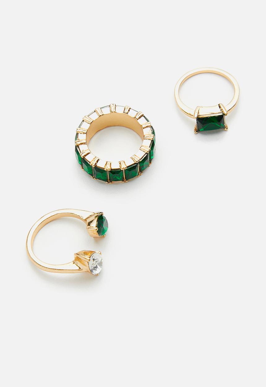 ALDO - Gwareri rings - dark green