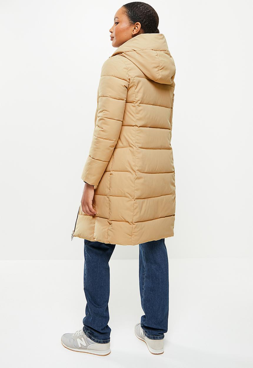 dailyfriday - Longer length puffer - stone