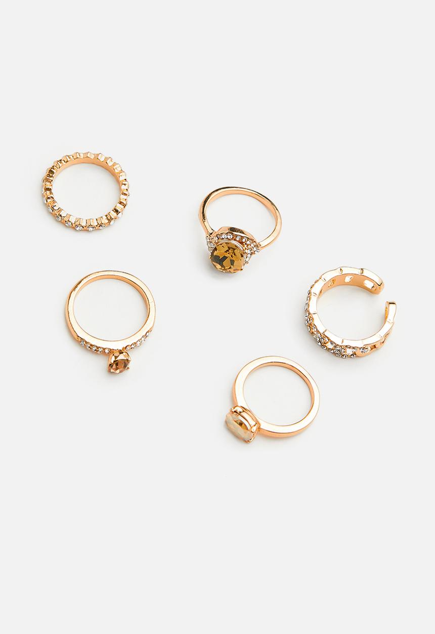 ALDO - Crohatlan rings - gold 