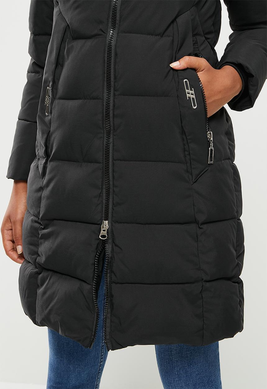 dailyfriday - Longer length puffer - black