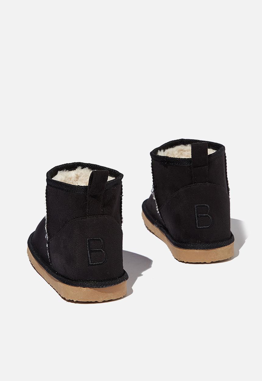 Cotton On - Body super cropped home boot - black