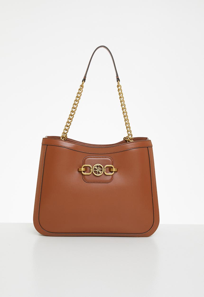 GUESS - Hensely girlfriend tote - whiskey