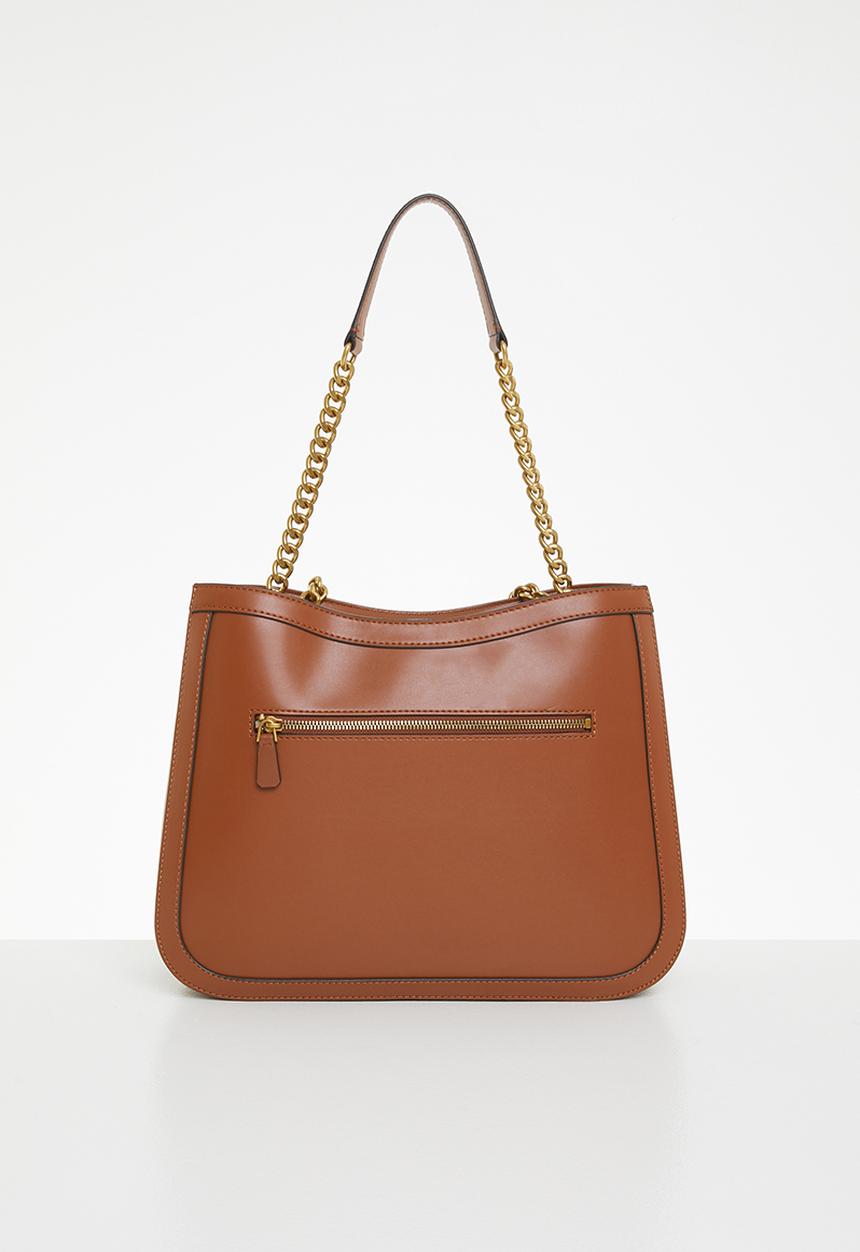 GUESS - Hensely girlfriend tote - whiskey