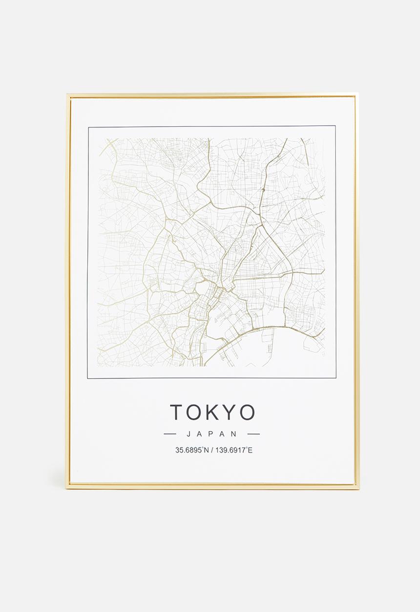 Sixth Floor - Tokyo, Japan Aerial View - gold
