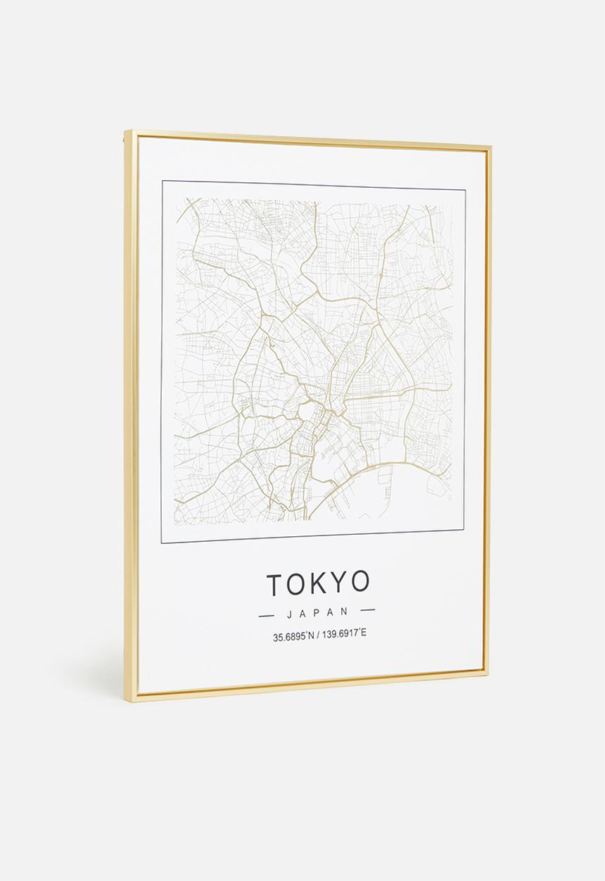 Sixth Floor - Tokyo, Japan Aerial View - gold