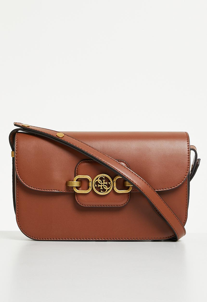 GUESS - Hensley convertible shoulder bag - light rum