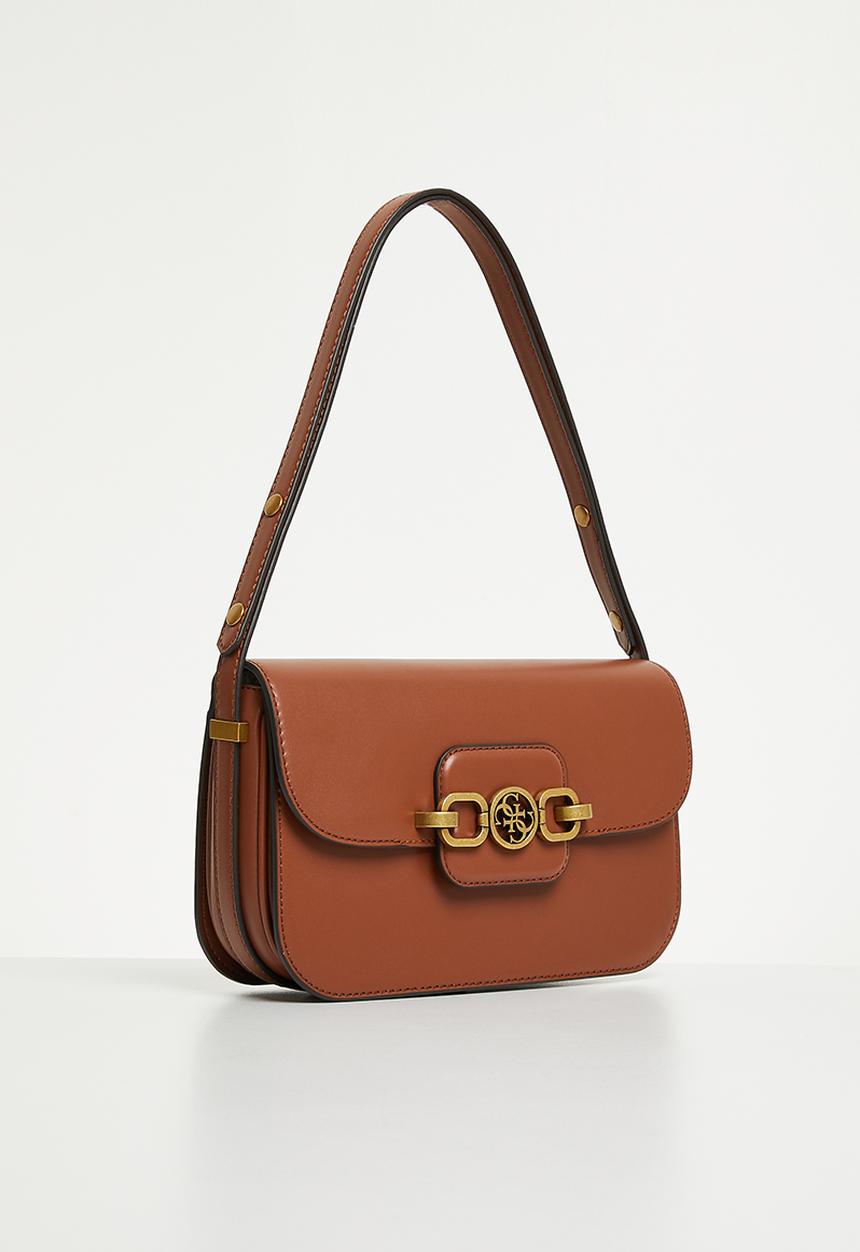 GUESS - Hensley convertible shoulder bag - light rum