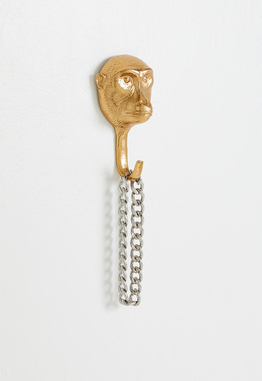 H&S - Monkey Animal Hook - Gold