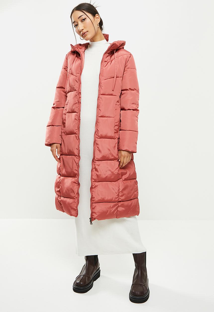 dailyfriday - Hooded puffer - red