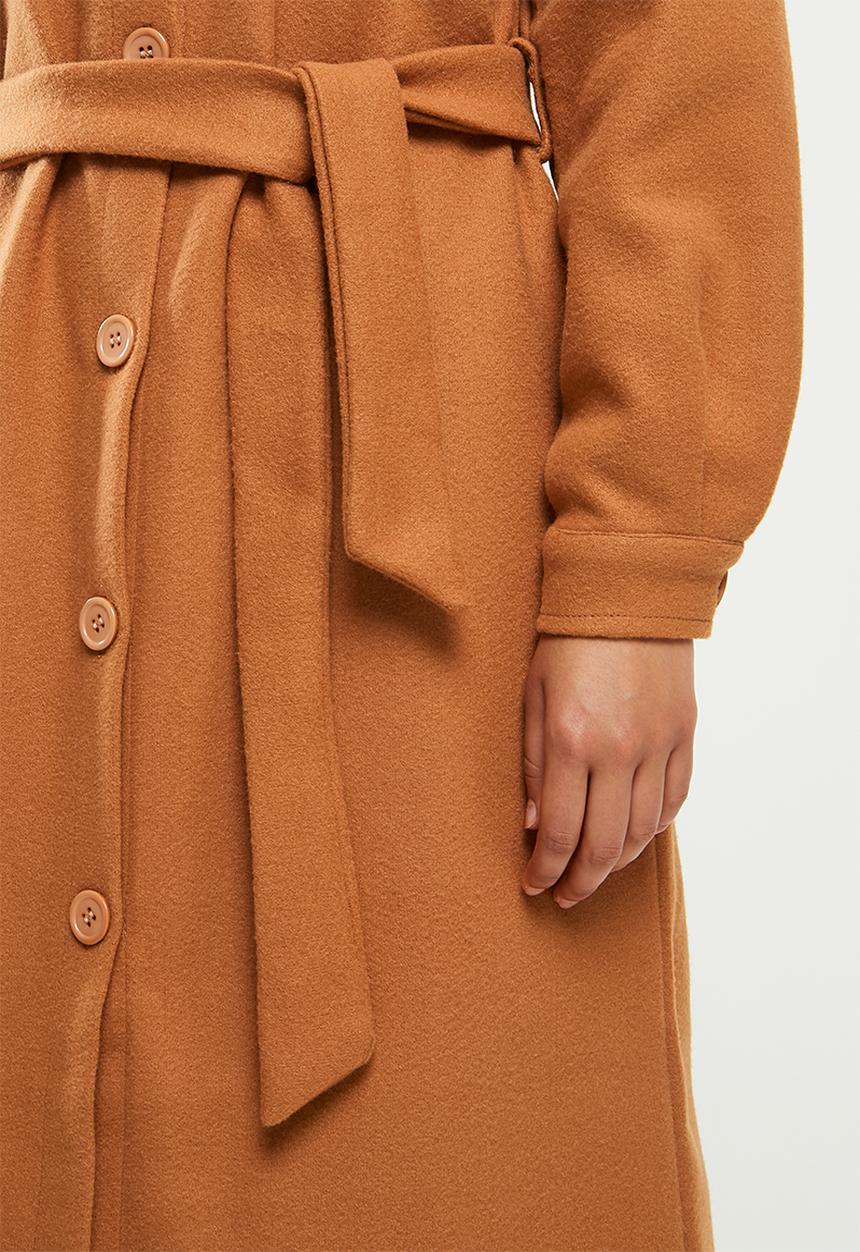 dailyfriday - Longer length shacket - tan