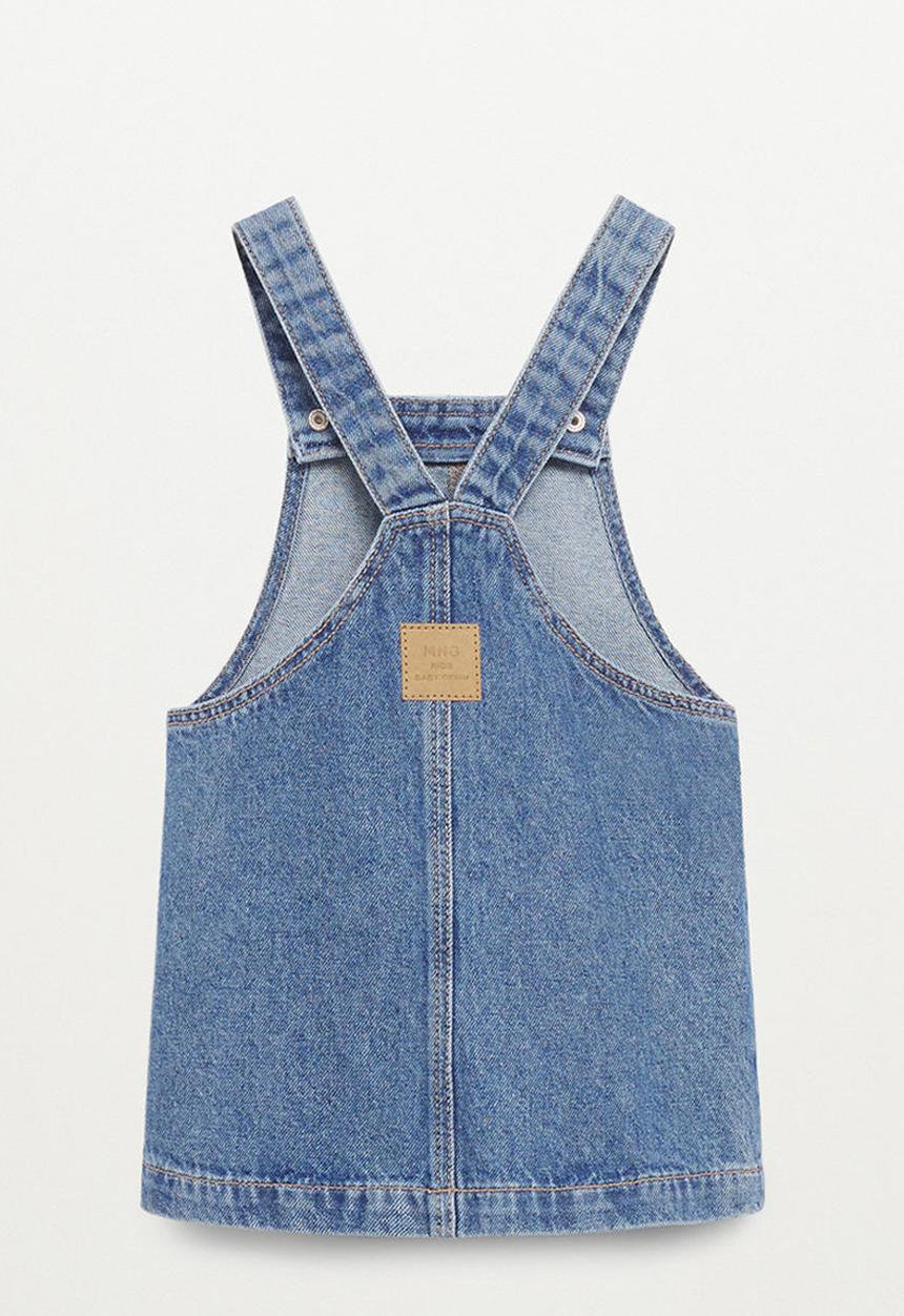 MANGO - Dungaree dress elva - blue