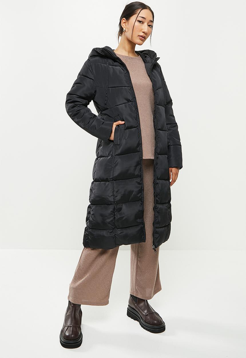 dailyfriday - Hooded puffer - black