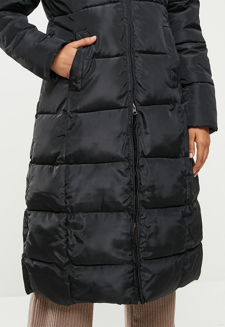 dailyfriday - Hooded puffer - black