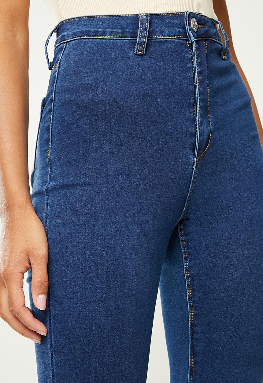 Missguided - Petite recycled vice skinny jeans - blue