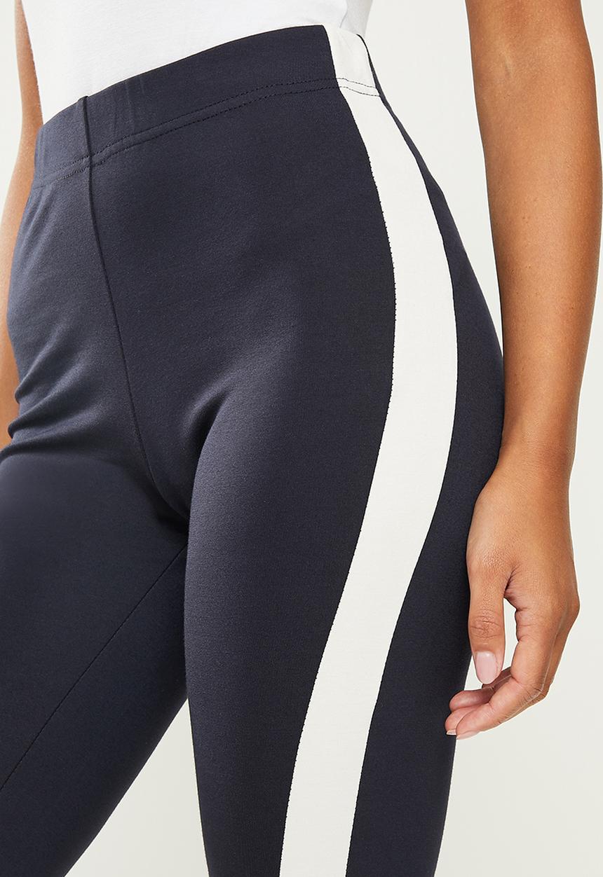 Cotton On - Petite panelled legging - navy