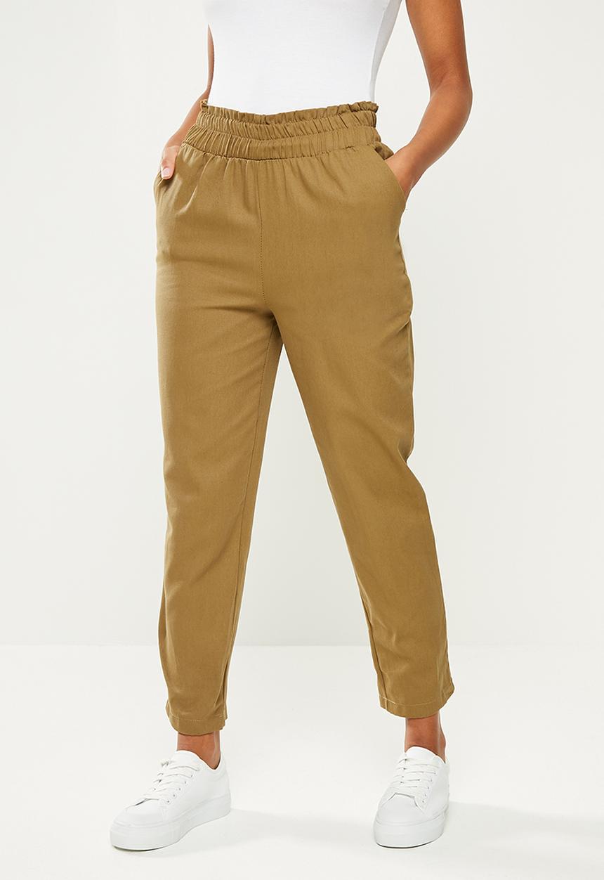 Trendyol - Petite trousers - camel
