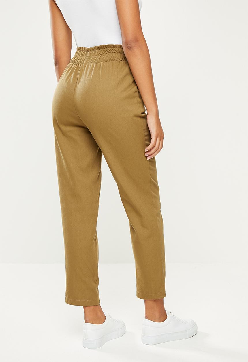 Trendyol - Petite trousers - camel