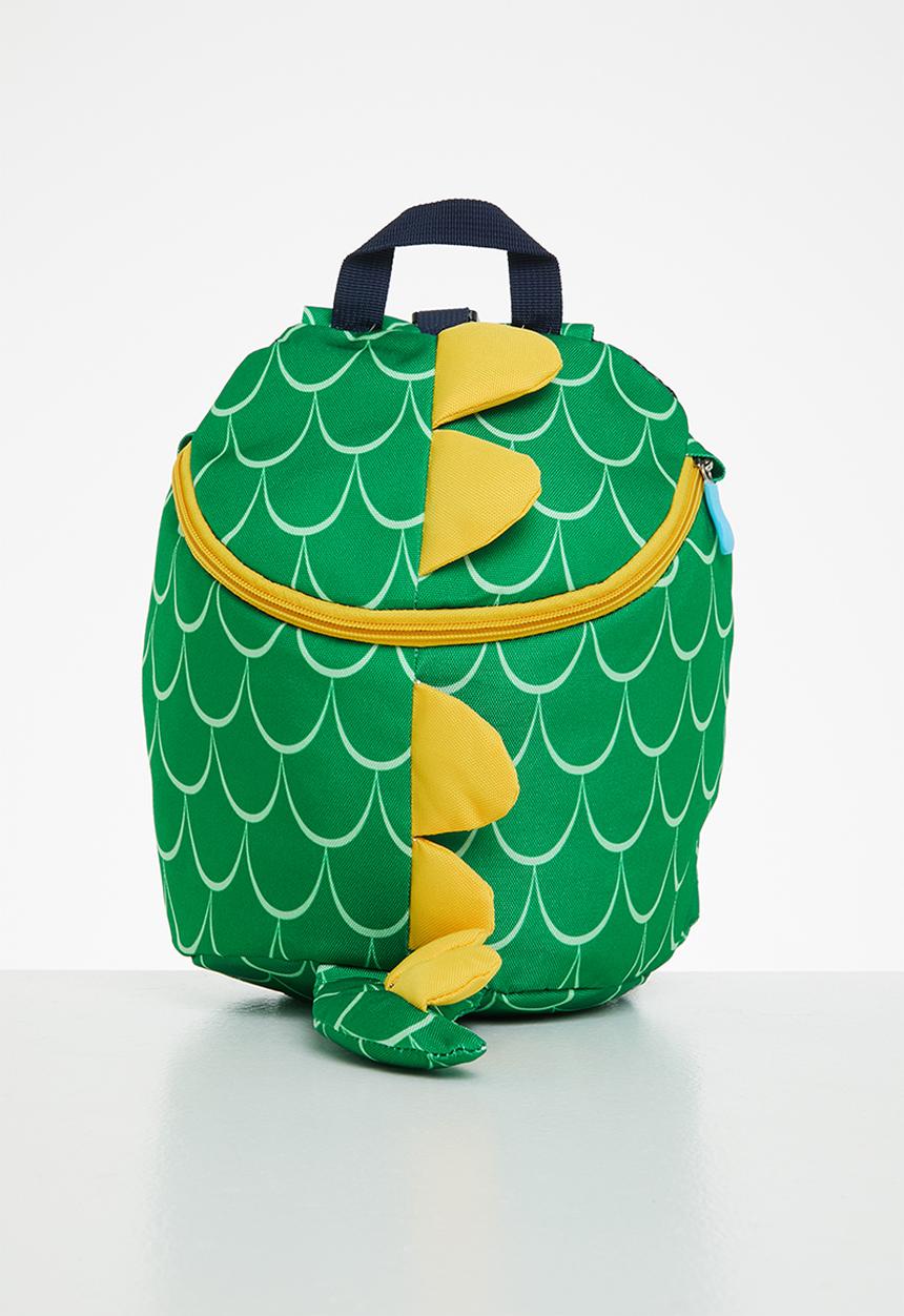 Pop Candy - Boys dino bag - green & yellow