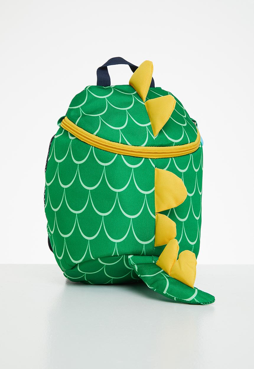 Pop Candy - Boys dino bag - green & yellow