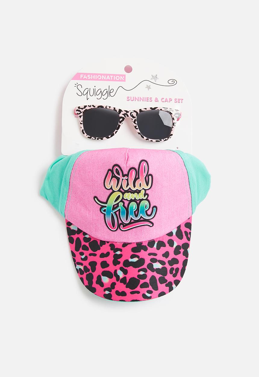 Character Group - Wild child peak cap and sunnies set - multi 