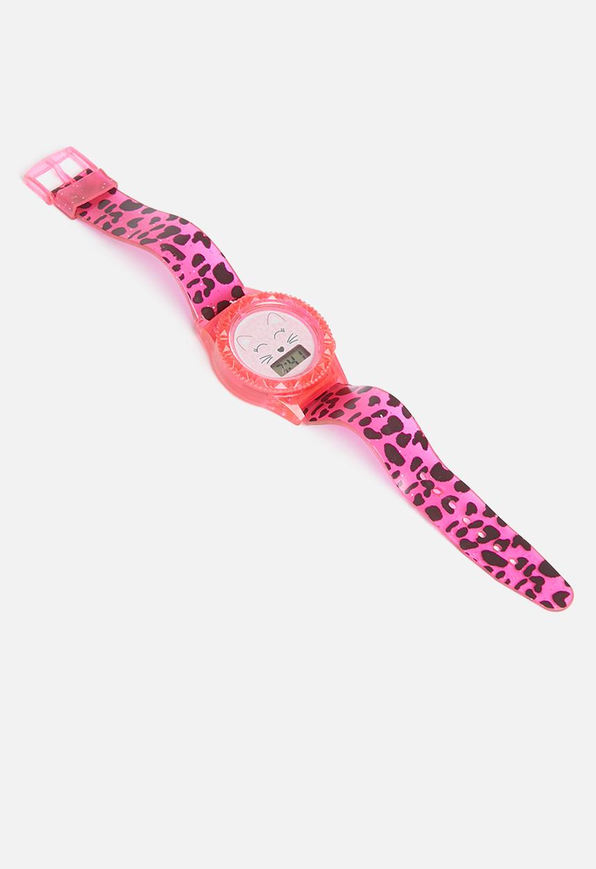Character Group - Wild child watch, sunnies and wallet set - pink
