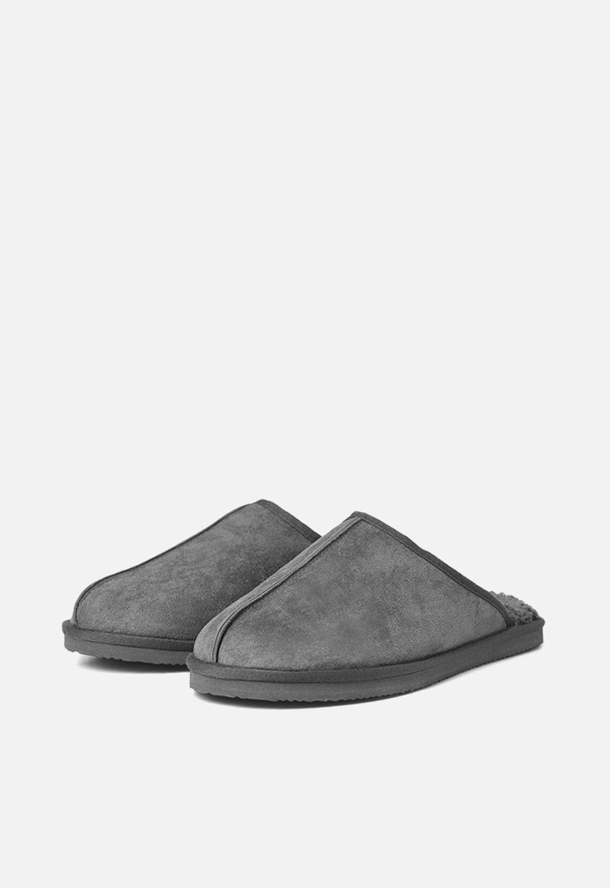Jack & Jones - Dudley microfiber slipper - grey