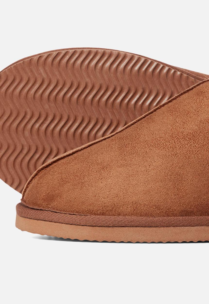 Jack & Jones - Dudley microfiber slipper - almond