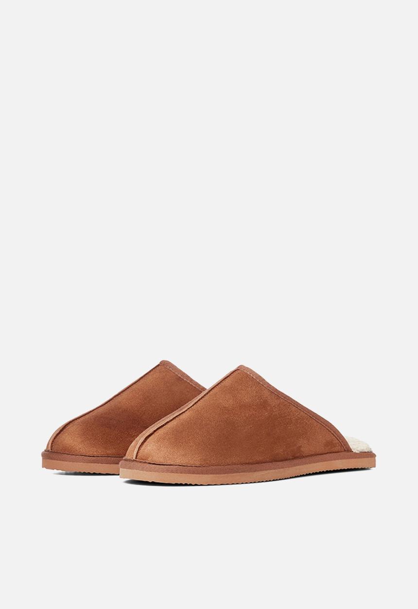 Jack & Jones - Dudley microfiber slipper - almond