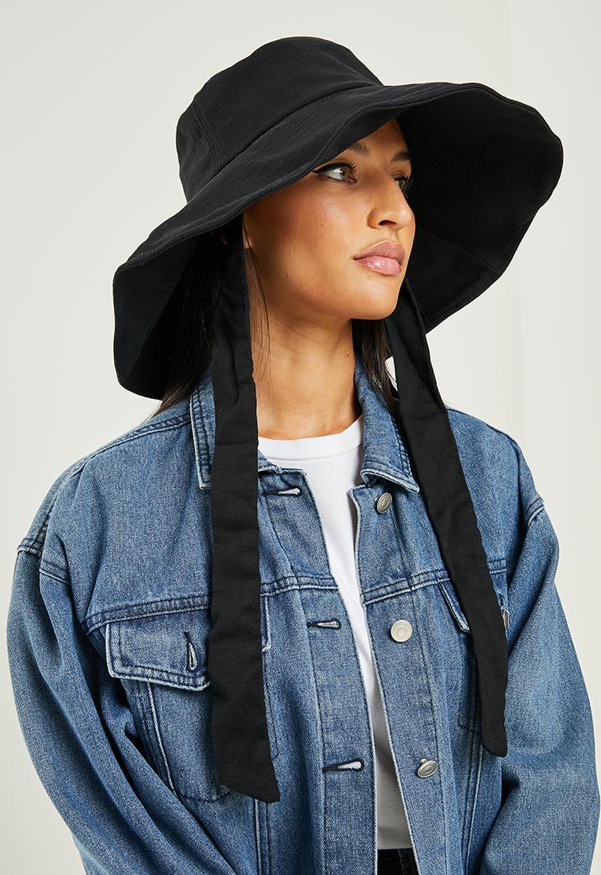 Superbalist - Wide brim sun hat - black