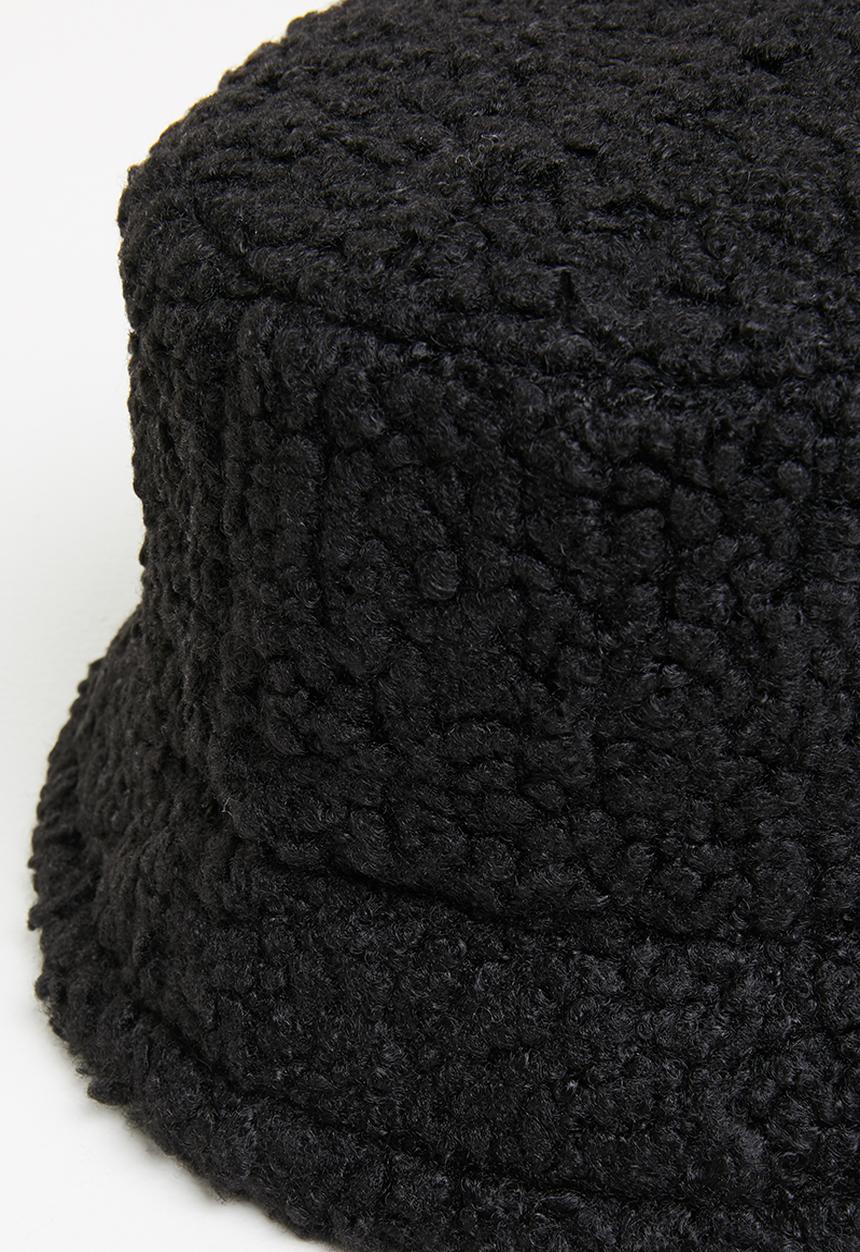 Superbalist - Sherpa bucket hat - black