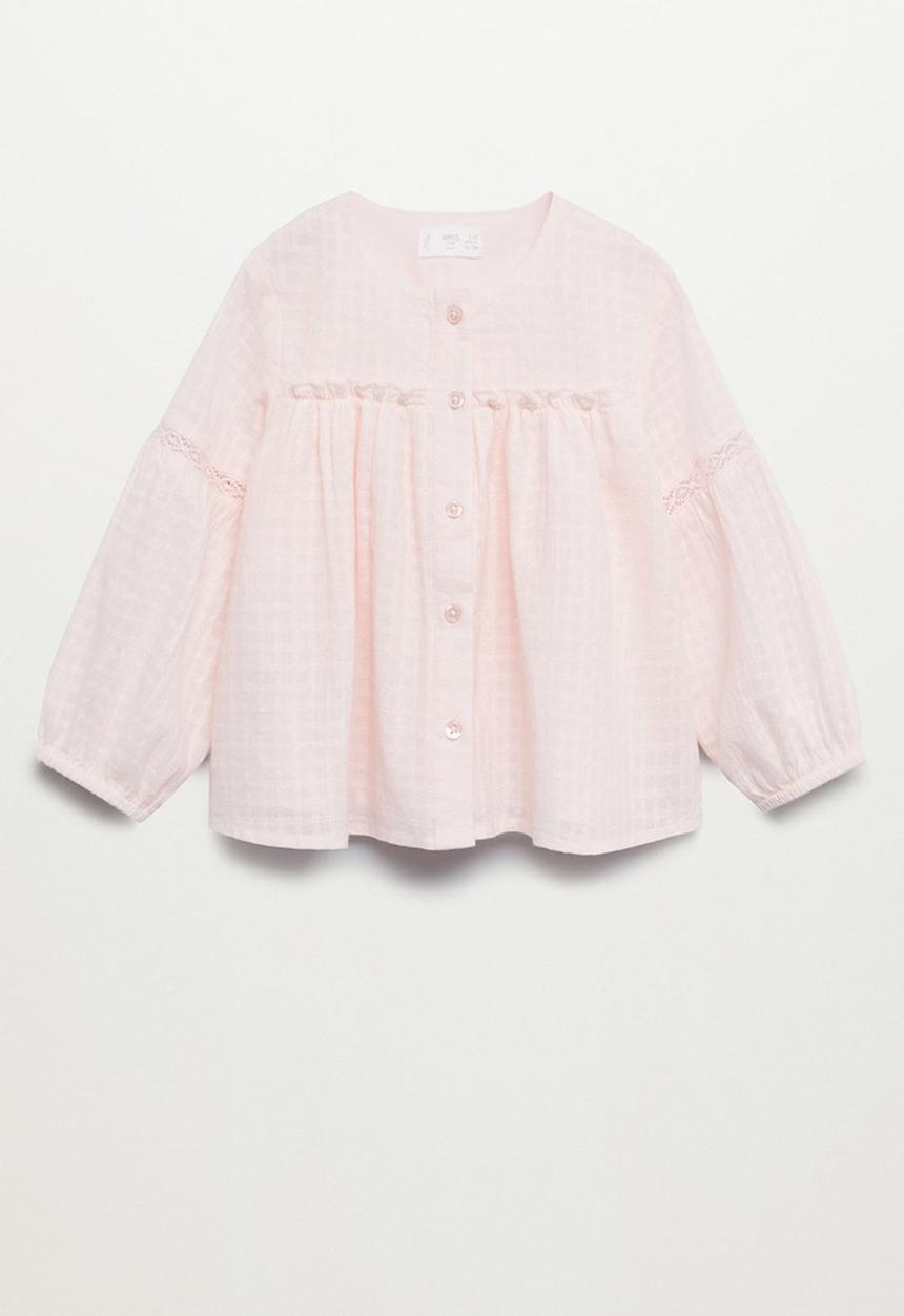 MANGO - Blouse montana - pink