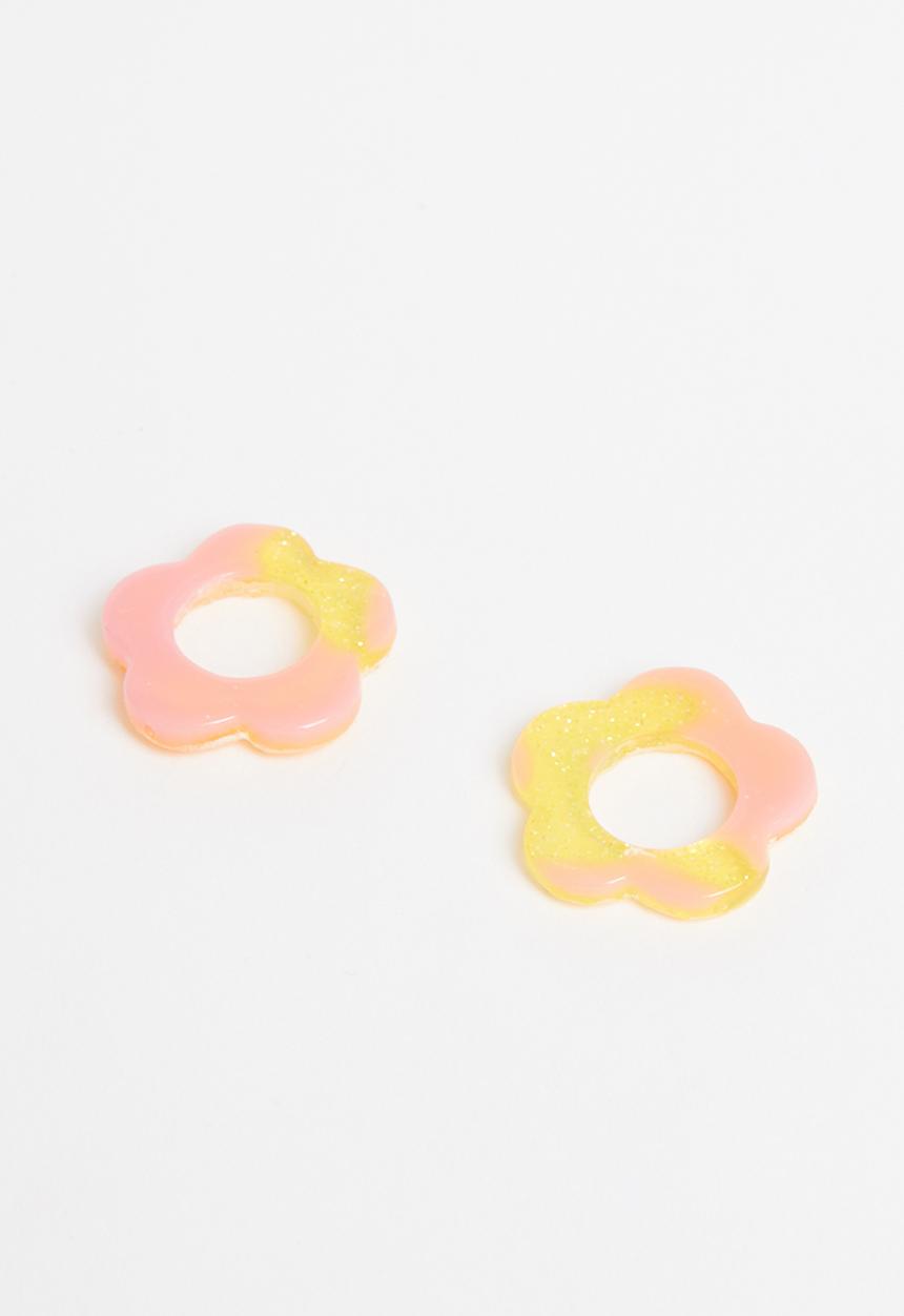 Pina Jewels - Daisy charm - yellow & pink 