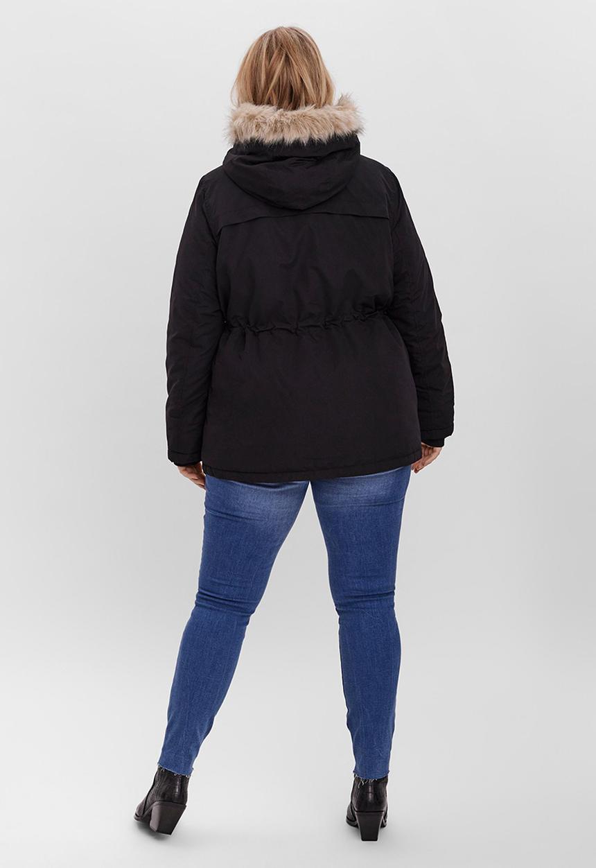 Vero Moda - Curve agnes beate parka - black
