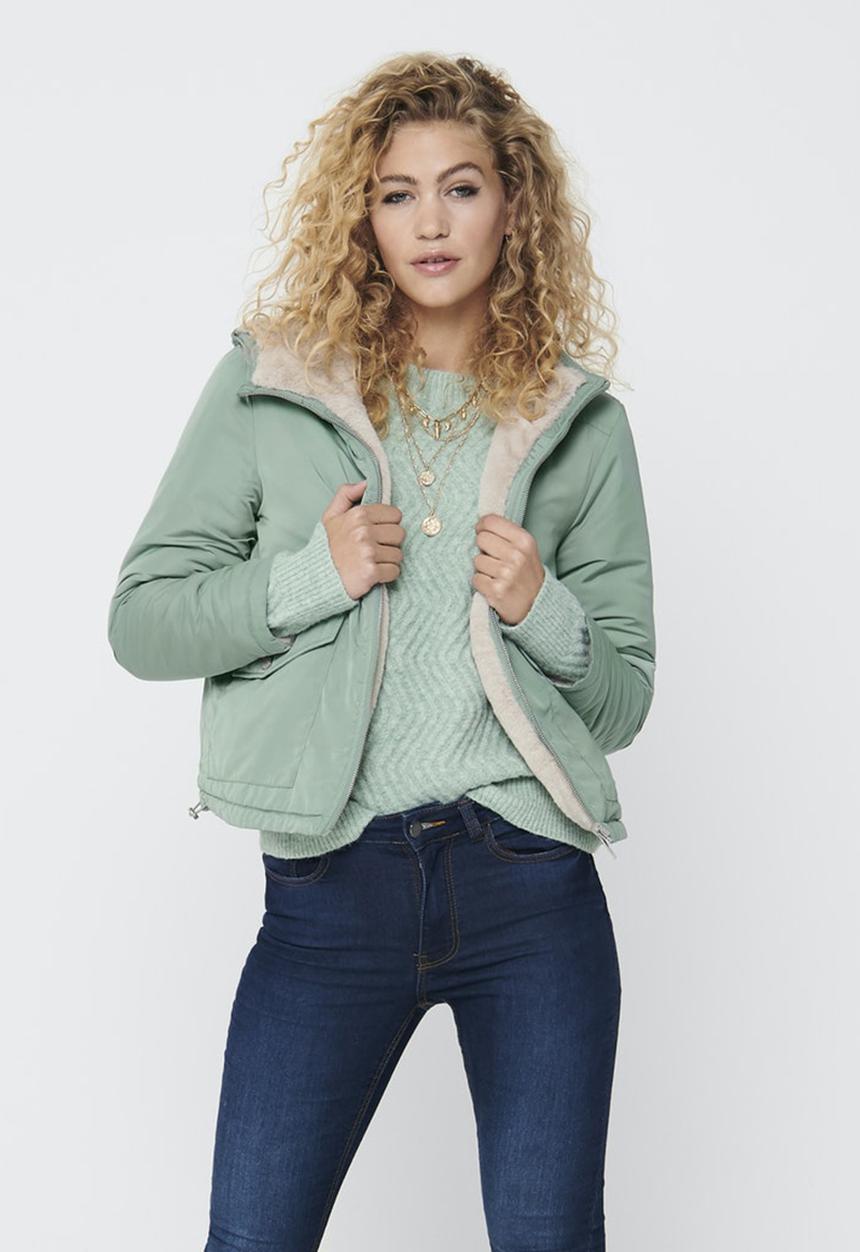 ONLY - Dahlia rev. jacket - frosty green