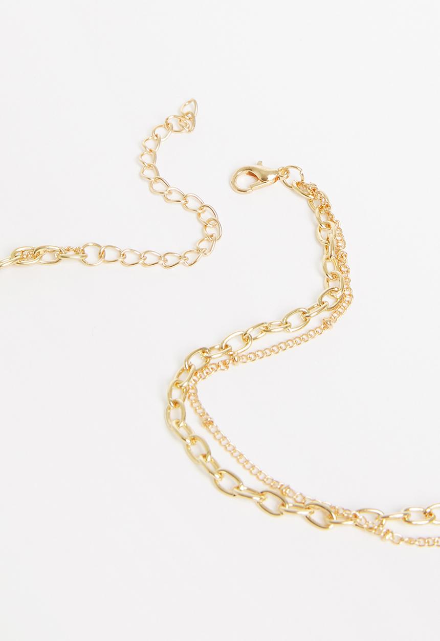 Superbalist - Katie layered necklace - gold