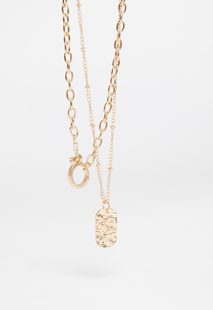 Superbalist - Katie layered necklace - gold