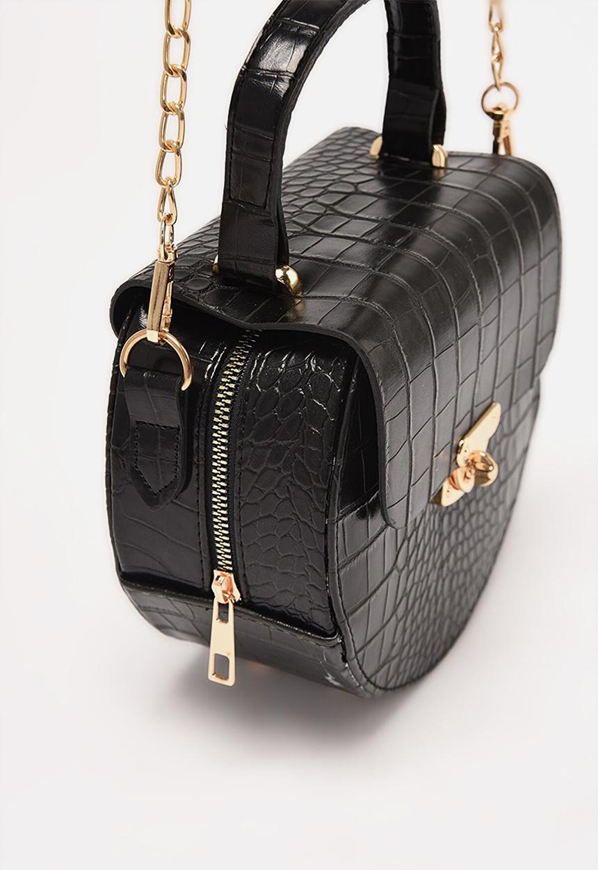 Trendyol - Locket crossbody bag - black