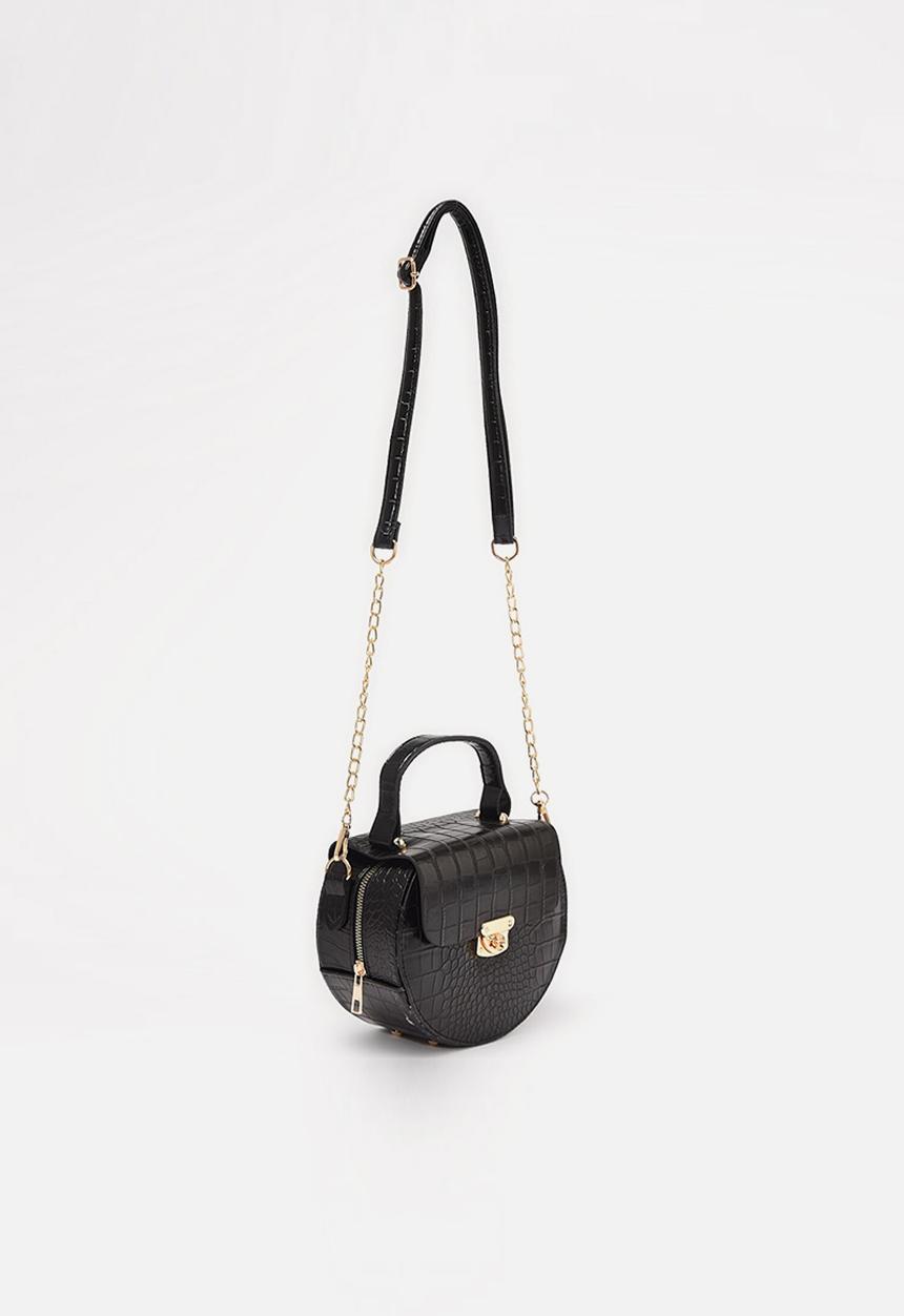 Trendyol - Locket crossbody bag - black