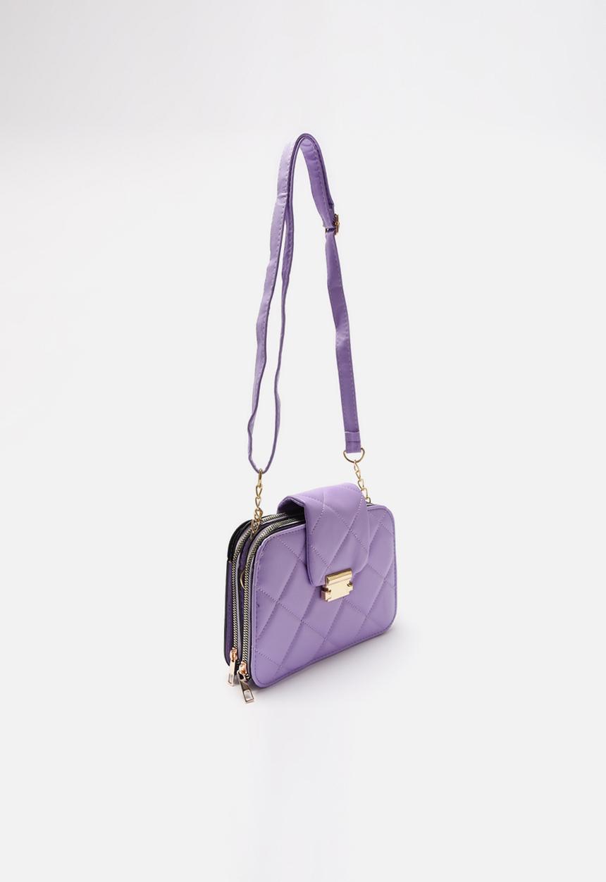 Trendyol - Diamond crossbody bag - purple