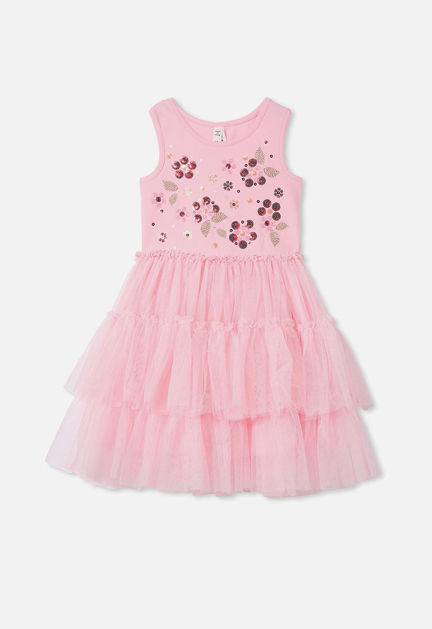 Cotton On - Iris dress up dress - cali pink/tropical floral