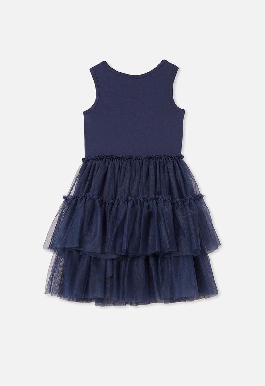 Cotton On - Iris dress up dress - indigo/tropical floral