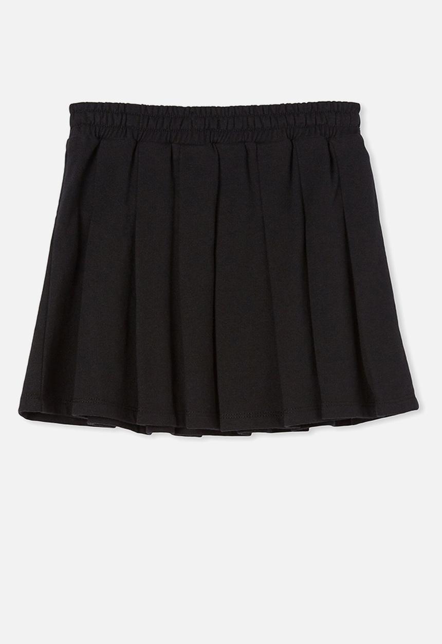 Cotton On - Heather pleated skirt - black