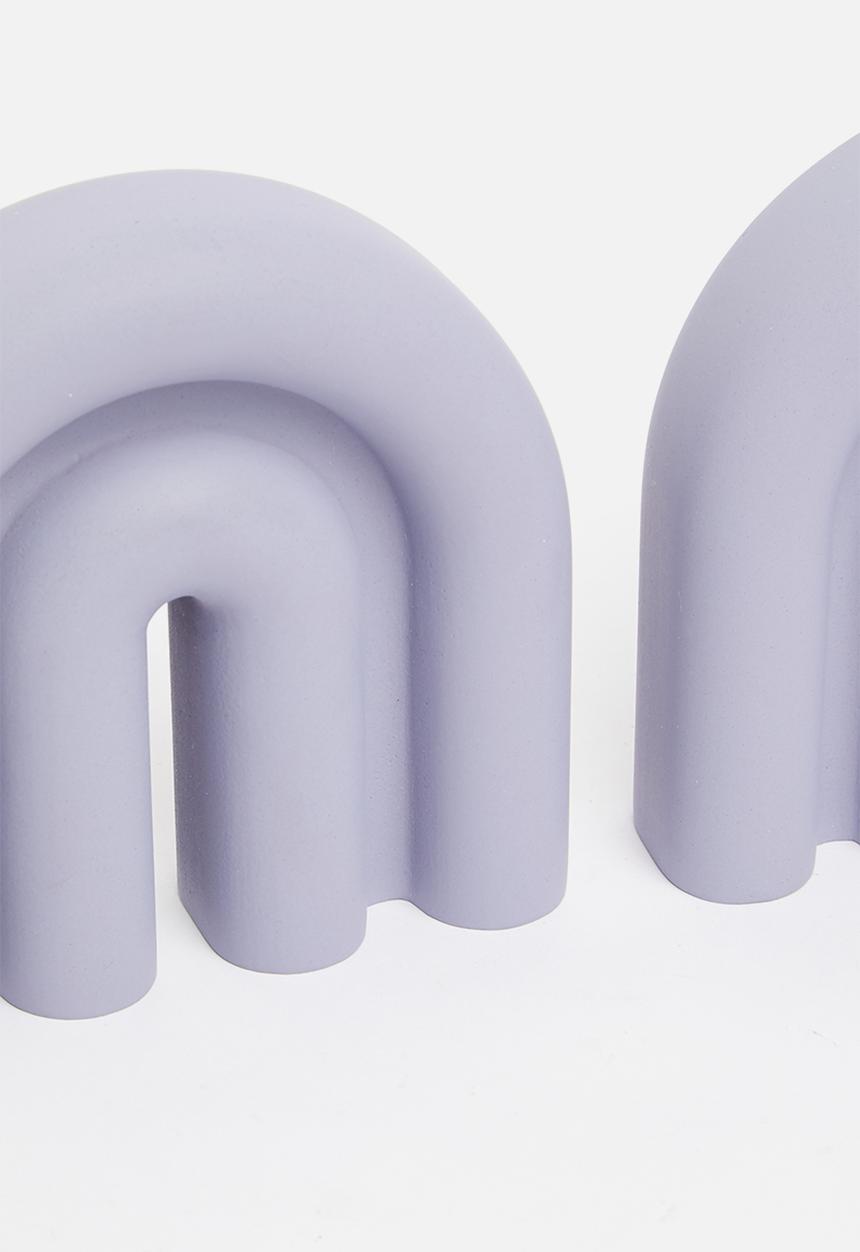 Sixth Floor - Kaia bookend set of 2 - soft blue