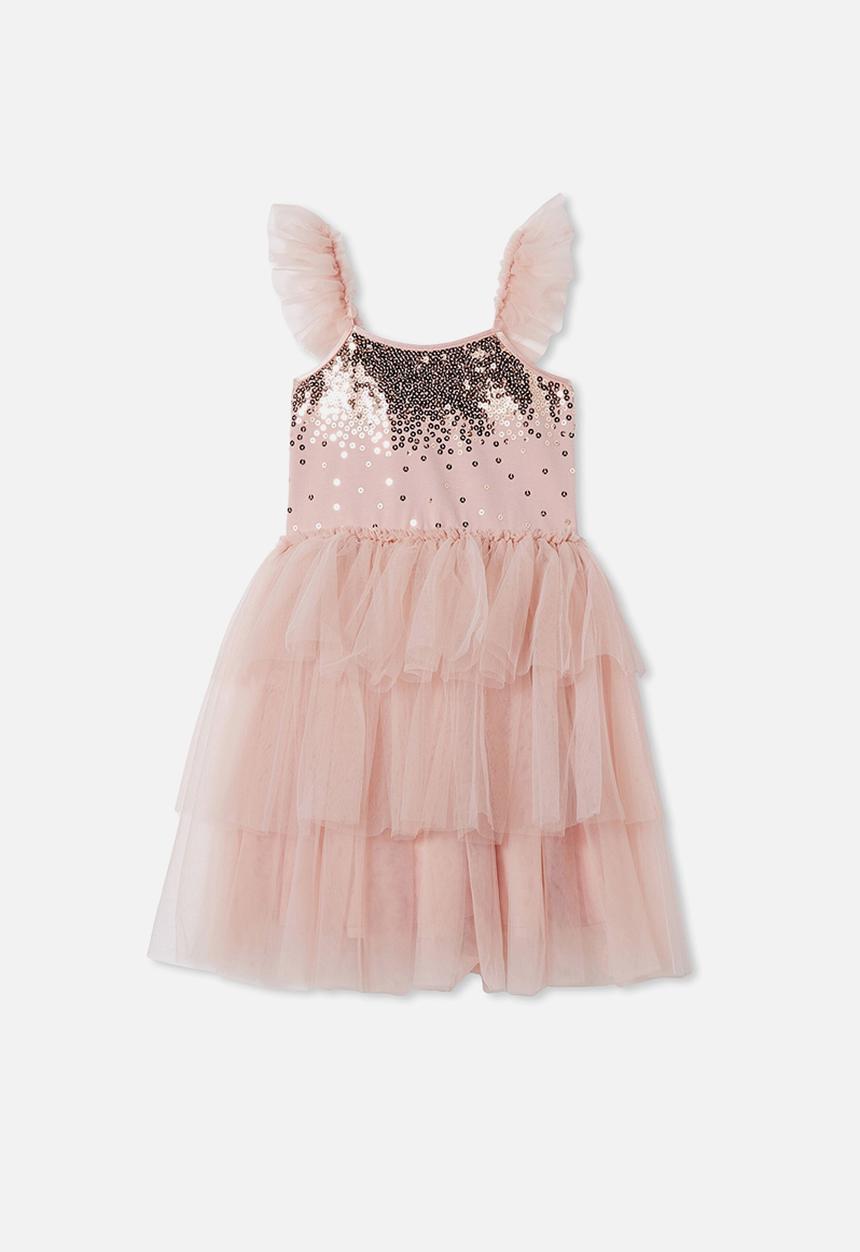 Cotton On - Iris dress up dress - dusty pink/sparkle