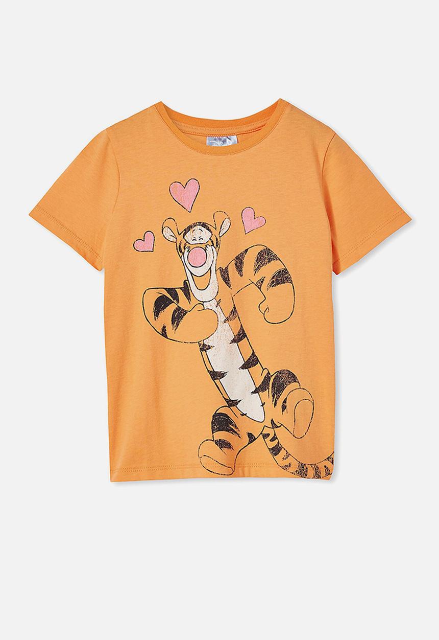 Cotton On - License short sleeve tee - lcn dis tigger hearts/melon pop
